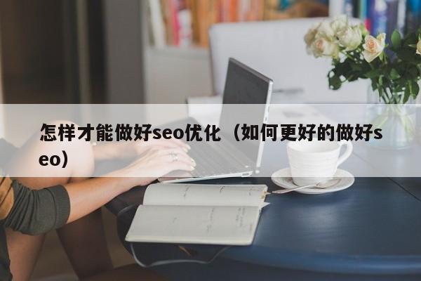 怎样才能做好seo优化(如何更好的做好seo)